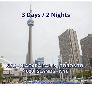 Niagara Falls, Toronto & 1000 Islands - 3 Day Tour (Sunday; Apr-Oct)