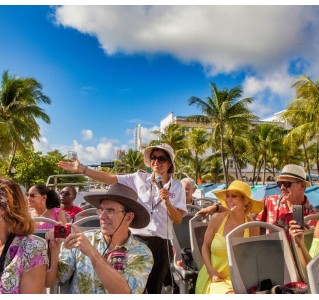 Miami Essential 2 Day Hop-On Hop-Off Tour & Millionaire's Row Boat Cruise