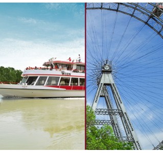 2 Day Hop-On Hop-Off Tour, River Cruise OR Ferris Wheel & Walking Tours (Vienna Explore)