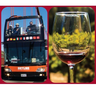 City & Wine (1-Day Hop-On Hop-Off & Half Day Wine Tour)