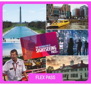 DC FLEX Pass (Bus Tour + 1 Attraction)