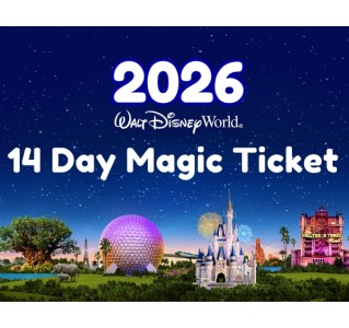 2026 Walt Disney World 14 Day Ticket + Memory Maker