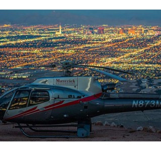 Neon & Nature - Sunset Red Rock Canyon & Vegas Valley Landing