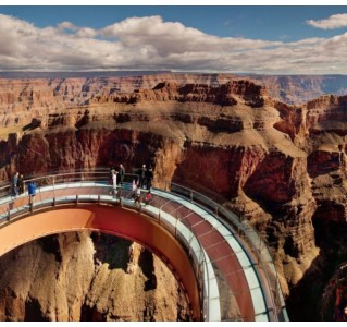 Grand Canyon Skywalk Getaway with Heli and Boat Tour