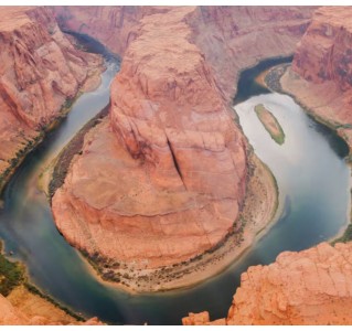 Tower Butte Landing with Horseshoe Bend