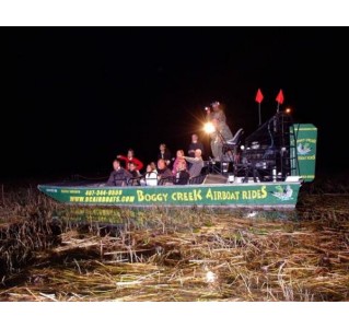 Boggy Creek Night Tour: 1 Hour Airboat Adventures 